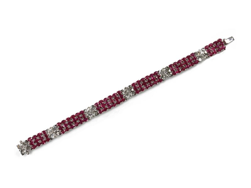 Ruby & diamond bracelet