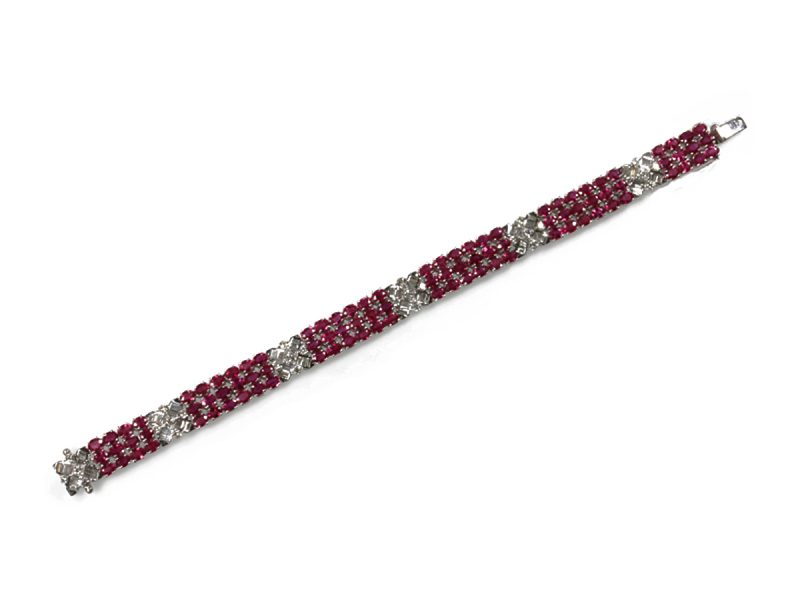 Ruby & diamond bracelet