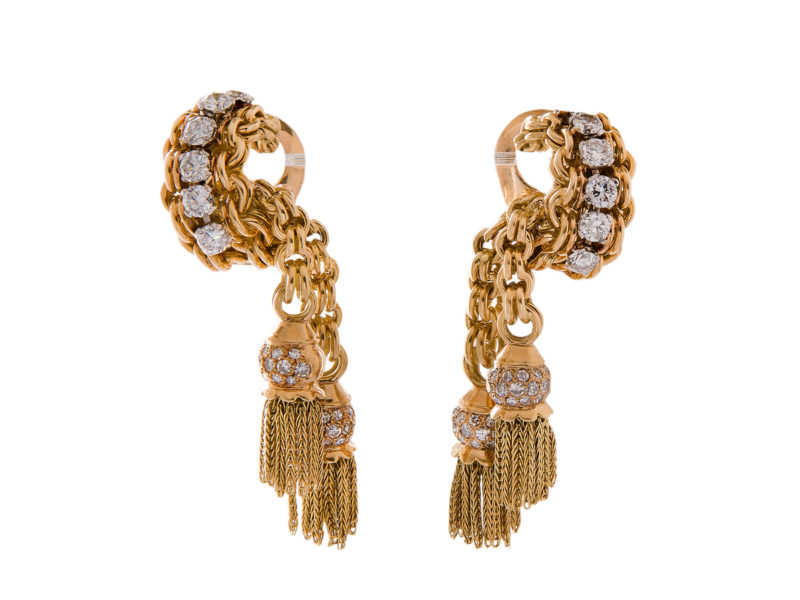 Diamond earrings by Van Cleef & Arpels