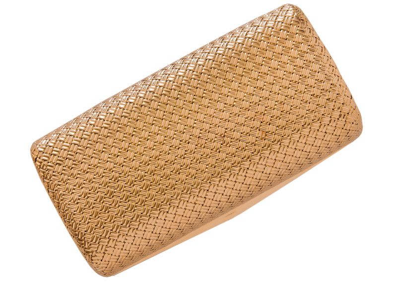Gold woven box by Van Cleef & Arpels