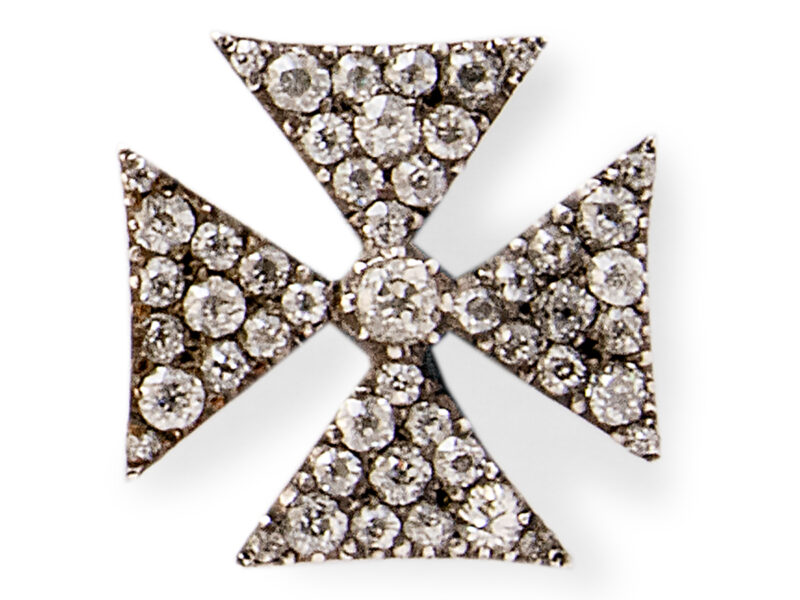 Antique Diamond Set Maltese Cross