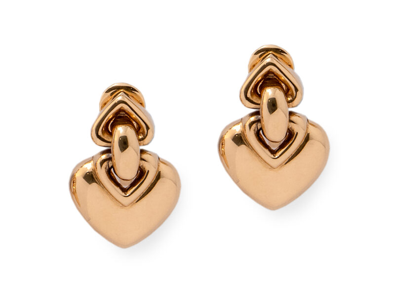 Gold Earrings By Bulgari