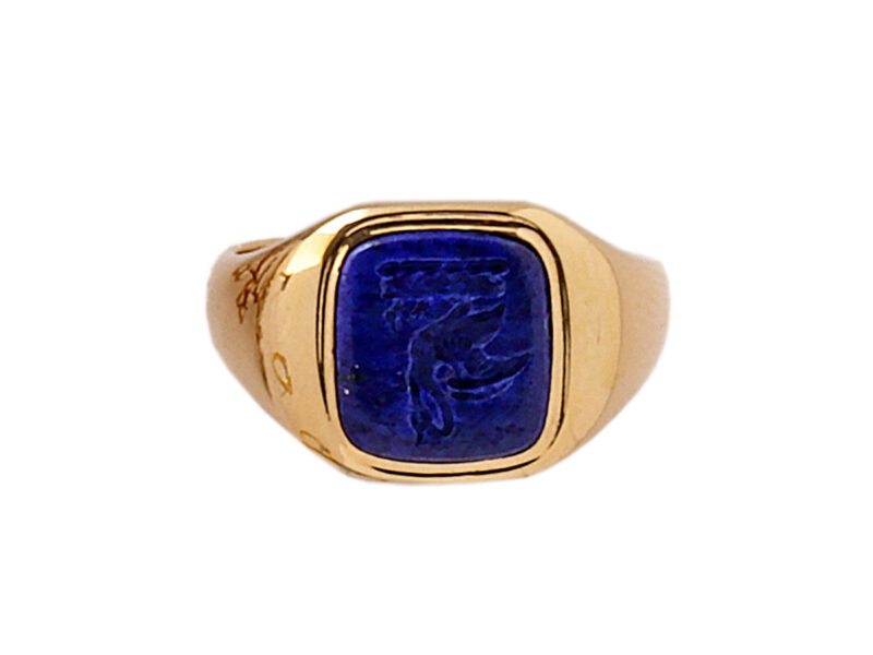 Lapiz Lazuli Signet Ring