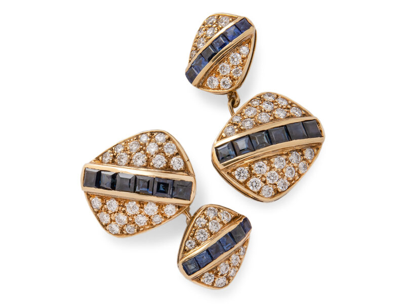 Sapphire & Diamond Cufflinks