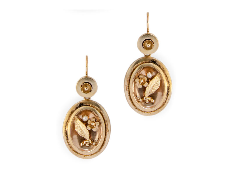 Victorian Gold Earrings