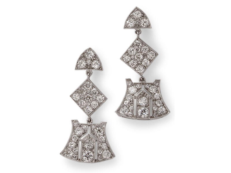 Diamond Drop Earrings